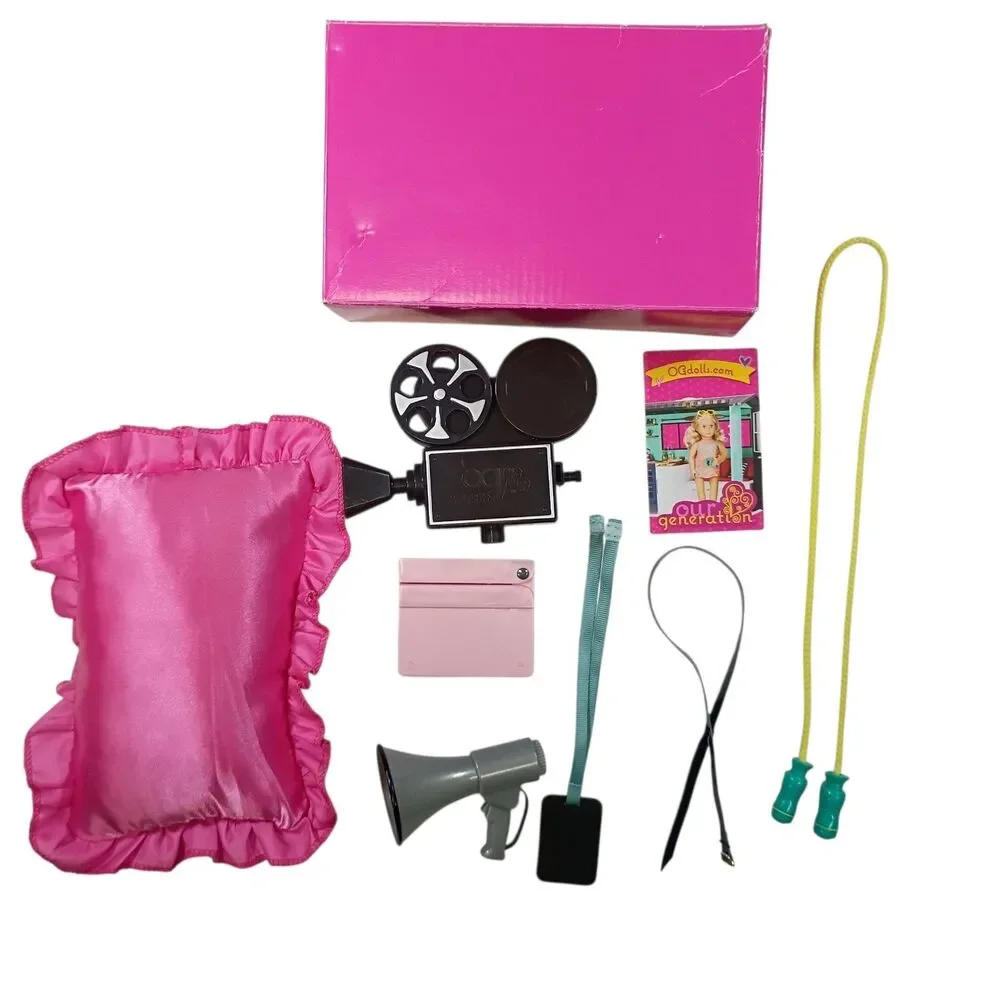 Cameras Rolling Movie Set Of 8 Items Our Generation American Girl Doll 18
